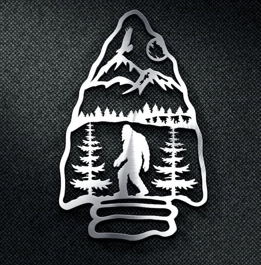 Sasquatch in spear tip