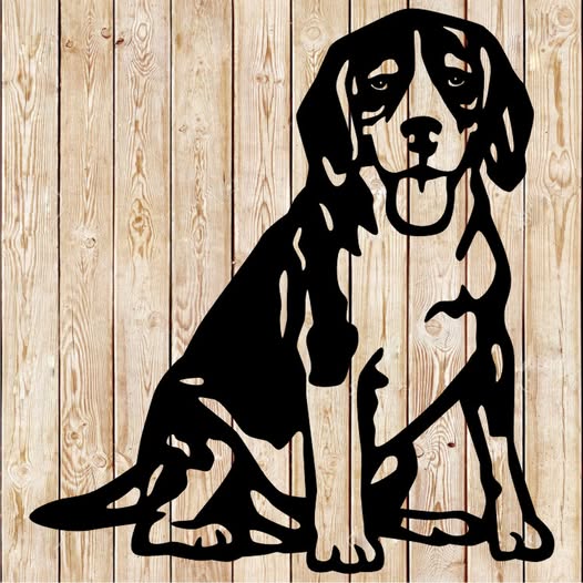Beagle dog sign